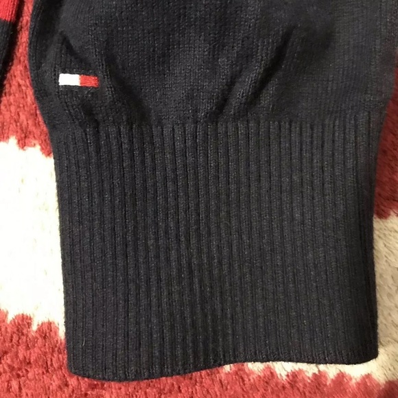 Vintage Tommy Hilfiger Cotton Cashmere sweater XL sportsman pwing Bear Golf Rlx - Picture 6 of 6